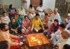 श्री ब्राह्मण सभा ने हवन और मां भगवती दुर्गा मूर्ति स्थापना का किया आयोजन