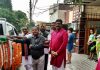 बाबा शामी शाह के मेले के लिए चिराग कंग के निवास से दरबार के लिए किया रवाना