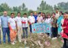सरकारी कॉलेज होशियारपुर के स्टॉफ और विद्यार्थियों ने दशहरा मैदान की सफाई की