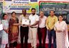 ब्लाक स्तरीय टीचर फैस्ट में पहला स्थान पाने वाले अध्यापक अजय कुमार सम्मानित