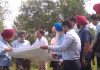 डॉ. निज्जर ने भू और जल संरक्षण विभाग द्वारा चलाए जा रहे प्रोजेक्टों का किया निरीक्षण