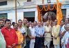 श्री राम लीला कमेटी ने श्रद्धापूर्वक निकाली श्री हनुमान जी की ध्वज यात्रा