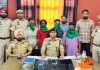 पुलिस ने चोरी व लूटे 28 मोबाइल फोन सहित 4 व्यक्तियों को किया गिरफ्तार