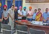 ਨੇਤਰਦਾਨ ਸੰਸਥਾ ਦੇ ਅਹੁਦੇਦਾਰਾਂ ਵੱਲੋ ਸਿਵਲ ਸਰਜਨ ਦਾ ਸਵਾਗਤ