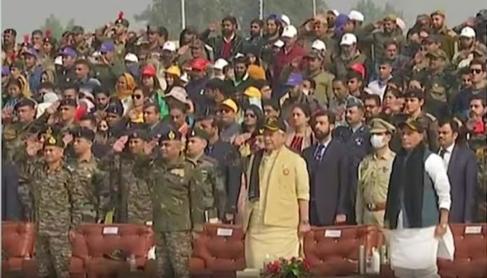 Defence Mnister Rajnath singh in srinagar