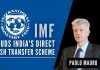 IMF PRAISED INDIA’s DIRECT CASH TRANSFER, CALLED IT “LOGISTICAL MARVEL”