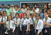 स्पैशल बच्चों ने जैम्स कैब्रिज स्कूल में मोमबत्तियों की प्रदर्शनी लगाई