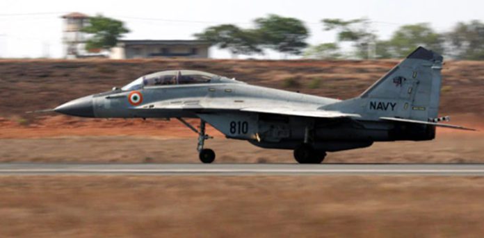 Mig29K crashes in Goa while routine sortie