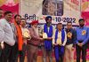 शिक्षा विभाग ने समाज सेवियों को किया सम्मानित