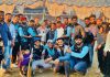 क्रिकेट कप की विजेता और उपविजेता टीम को इंस्पैक्टर लोमेश शर्मा ने किया सम्मानित