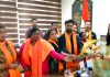 जिलाधीश कोमल मित्तल का होशियारपुर आने पर शिव सेना सर्वधर्म पार्टी द्वारा किया स्वागत