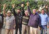 संघर्ष कमेटी ने पाकिस्तान के विरूद्ध मन्दिर में हिन्दु देवी-देवताओं की मुर्तियों को तोड़ने व लूट करने पर किया रोष प्रदर्शन