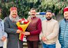 होशियारपुर भाजपा के जिला इंचार्ज बने विपिन महाजन, जिलाध्यक्ष शर्मा ने दी शुभकामनाएं