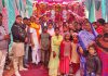 प्रवासी भाइयो द्वारा माँ सरस्वती पूजा का कार्यक्रम किया गया