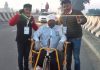 ट्राइसाइकिल पर राजस्थान से भारत जोड़ो यात्रा में भाग लेने वाला व्यक्ति बना प्रेरणास्रोत: हरीश आनंद