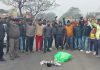 बेगमपुरा टाईगर फोर्स ने नशे के खिलाफ प्रदेश सरकार का पुतला फूंका