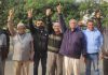 जि़ला संघर्ष कमेटी ने पाकिस्तान के विरूद्ध किया रोष प्रदर्शन