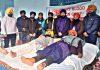 गांव कंगमाई में समाधा सेवा दल व ब्लड डोनर्स क्लब के सहयोग से रक्तदान कैंप आयोजित