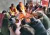 नवस्थापित मृत्युंजय महादेव मंदिर में भगवान भोलेनाथ के विग्रह की स्थापना की