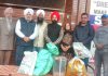 भाई घन्नईया जी वैल्फेयर सोसायटी द्वारा ज़रूरतमंद लड़की की शादी के लिए राशन सामग्री भेंट