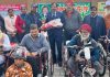 34 दिव्यांगजन को वितरित किए गए नि:शुल्क सहायक उपकरण