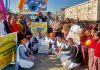 प्रवेश चेतना बैंन का नलोईया चौंक पर शिक्षा विभाग के अधिकारियों व कर्मचारियों द्वारा जोरदार स्वागत