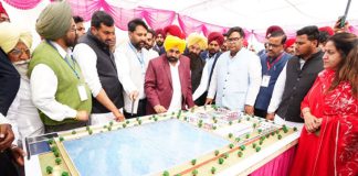 CM LAYS THE FOUNDATION STONE OF CANAL WATER BASED RS. 578.28 CRORES AMBITIOUS PROJECT AT FAZILKA