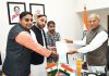 शिवसेना उत्तर भारत के राष्ट्रीय अध्यक्ष, राष्ट्रीय चेयरमैन व जिला प्रधान ने राज्यपाल से की भेंट