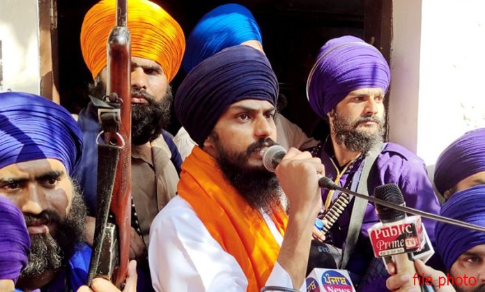 'Waris Punjab De' chief Amritpal Singh speaks to media after his supporters enter PS Ajnala