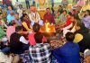 श्री ब्राह्मण सभा ने चैत्र मास की संक्रांति के मौके संपूर्ण विश्व की मंगल कामना हेतु करवाया हवन