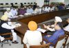 मंडी बोर्ड के चेयरमैन द्वारा आढतियों के साथ मीटिंग