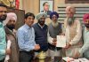 नंबरदार यूनियन द्वारा माँगों संबंधी विधान सभा स्पीकर के साथ बैठक