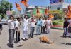 बजरंग दल ने फूंका कांग्रेस पार्टी का पुतला फूंककर किया रोष प्रदर्शन