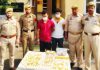 Theft case solved, stolen Gold items 660 gms recovered, 5 arrested
