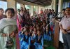 पाठशाला टौणी देवी में छात्राओं के लिए मासिक धर्म से सम्बंधित स्वास्थ्य तथा स्वच्छता विषय पर एक सेमीनार आयोजित