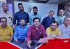 शहर में विकास कार्य न होने से खफा धर्म रक्षा सेवा मंच ने निगम के खिलाफ जताया रोष