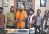 सोनू ठाकुर सहित अन्यों ने थाना माडल टाउन के नए थाना प्रभारी करनैल को किया सम्मानित
