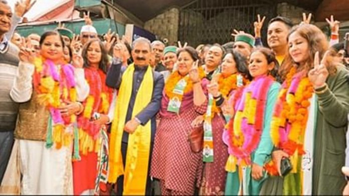 sukhu-cm-himachal-shimla-nigam-won