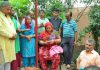 बहन विनोद कुमारी ने गांव भाम में 108 माता ऊषा रानी जी के निर्माण-स्थल का रखा नींव पत्थर
