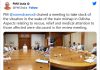 PM chairs high level meeting to take stock of the situation in the wake of the train mishap in Odisha