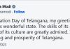 PM greets people of Telangana on State’s Formation Day