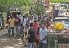 तलवाड़ा नगर कौंसिल के सफाई सेवकों ने मांगों संबंधी किया रोष प्रदर्शन