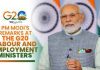 PM addresses G20 Labour and Employment Ministers’ Meet