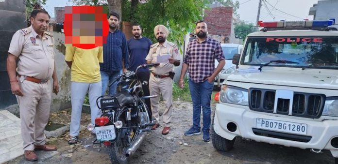 challan-by-sadar-police-hoshiarpur-bullet-de-paktae