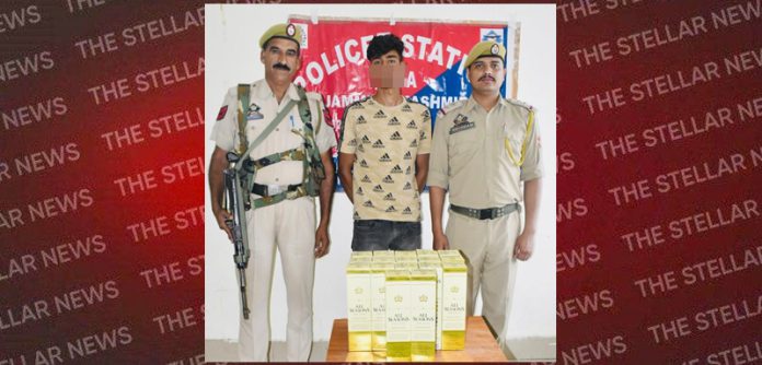 j&k police arrested liquor for doda town