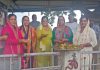 शिव मंदिर बारीं में लगा खिचड़ी का भण्डारा