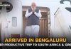 Grand welcome as PM Modi arrives in Bengaluru after productive trip to South Africa & Greece