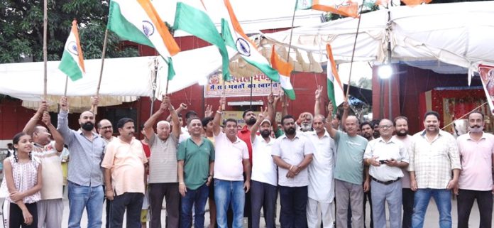 celebration-chandaryaan-3-safe-landing-on-moon-in-hoshgiarpur-punjab-by-bjp-sports-cell-dr-raman-ghai