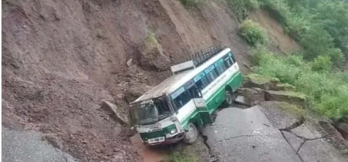 hrtc bus fallen in himachal pradesh