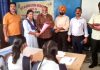 जवाहर नवोदय विद्यालय फलाही में एक महीने की कला शिक्षा कार्याशाला का महूर्त